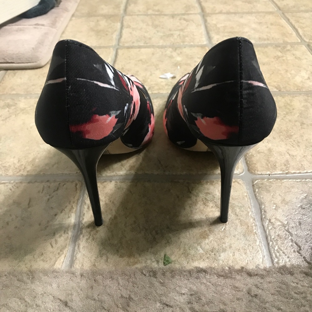 WHBM floral heels